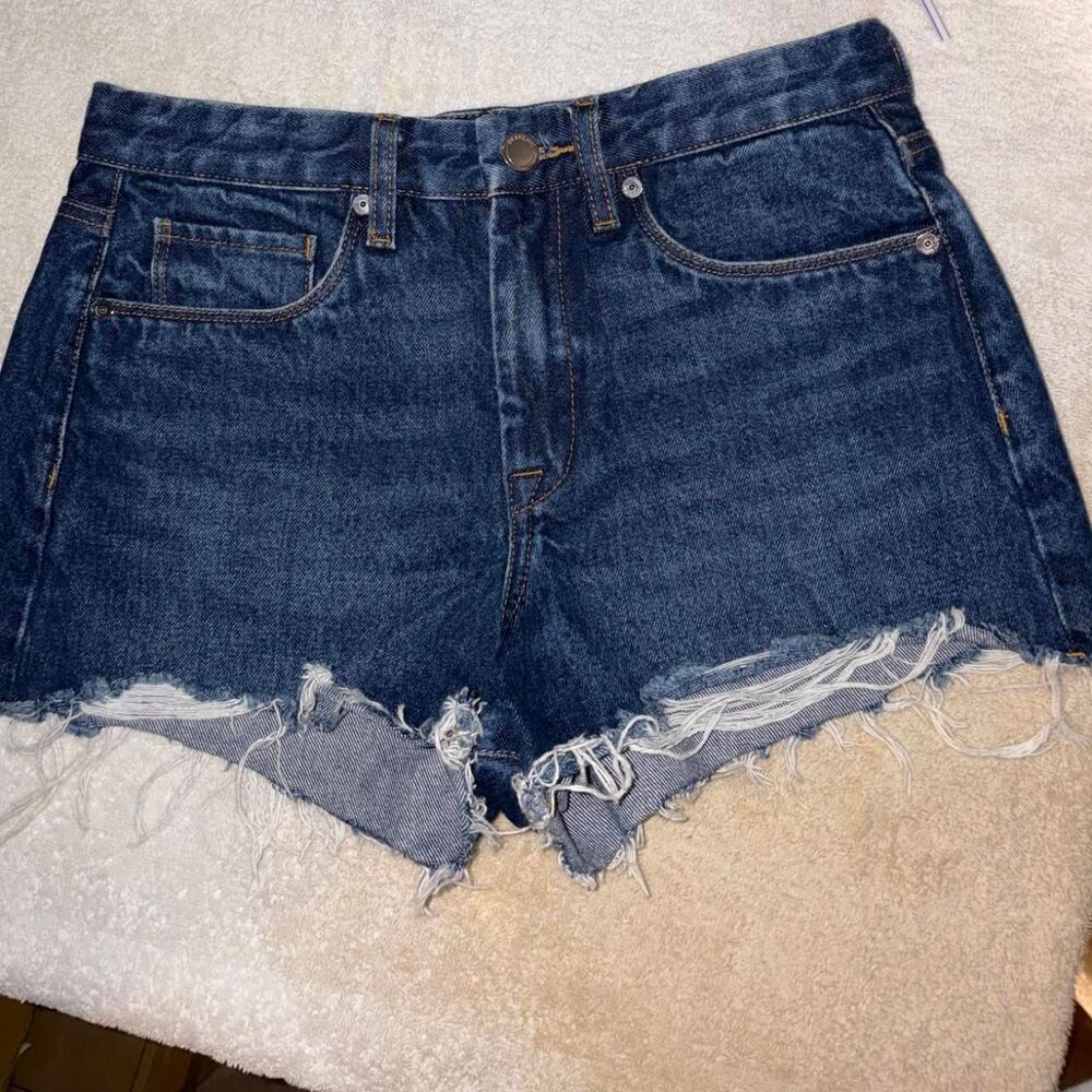 Blank-nyc Women's Navy and Blue Shorts